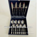 16pcs stainless steel cutlery set with wood box
